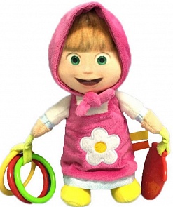 Игрушка погремушка плюшевая «Маша и Медведь», 2 вида (Simba, 9300817)